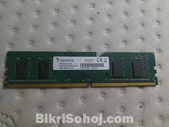 New Adata 4GB DDR4 2666 BUS Desktop Ram